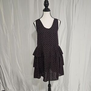 CHANEL Black & Pink Silk Dress